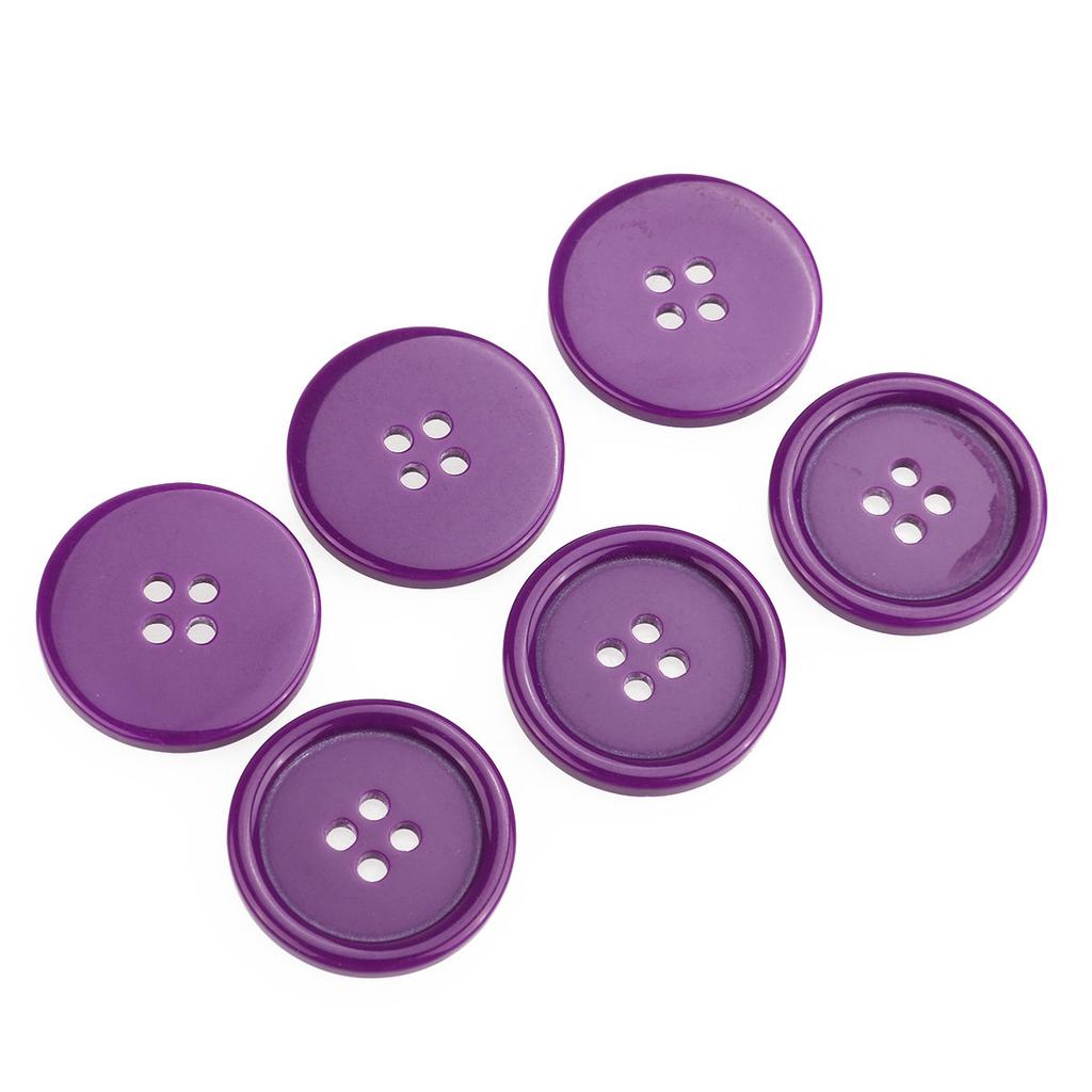 50Pcs 23Mm White Round 4 Hole Resin Buttons Sewing Craft Supplies for Scrapbooking Embellishments Jewelry Making Knitting DIY