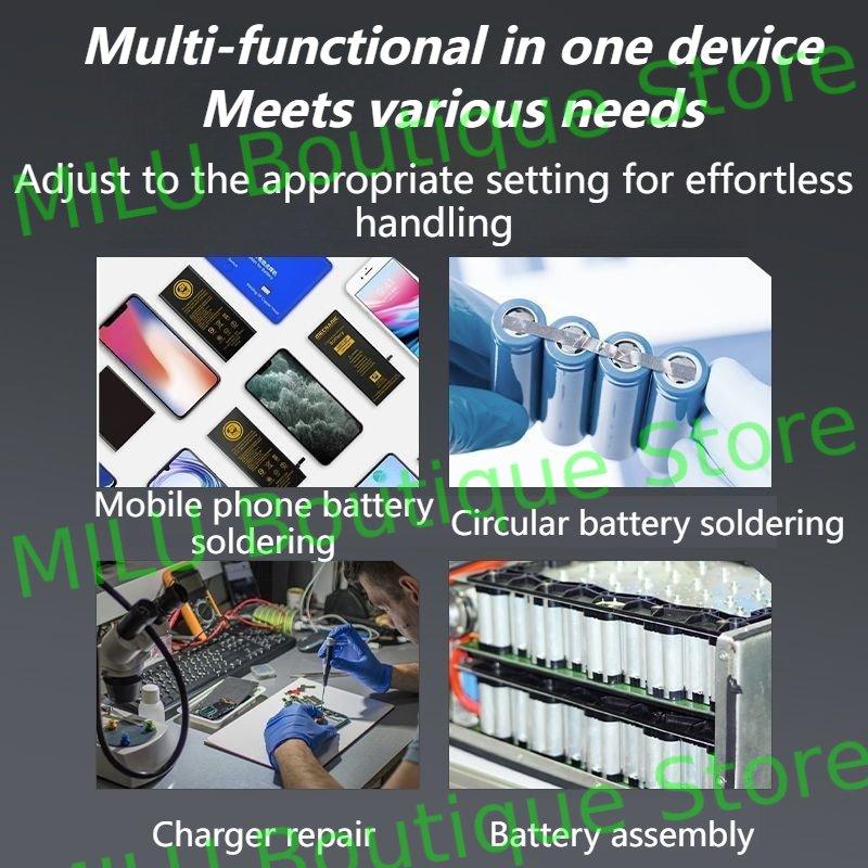 FNIRSI SWM-10 Welding Machine Portable Battery Spot Welding Adjustable MAX 0.25mm 5000mah 18650 Battery Nickel Sheet Iron Sheet