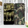 Camouflage Military Pattern Soft Phone Case for Samsung A17 A37 A57 A16 A26 A36 A56 A15 A25 A35 A55 A14 A24 A34 A54 A13 A23 A33