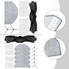 Vacuum Replacement Parts For Haier For M3 Robot Cleaner - Includes Main Brush, Side Brushes, Filter & Mop Cloths (1 Set)