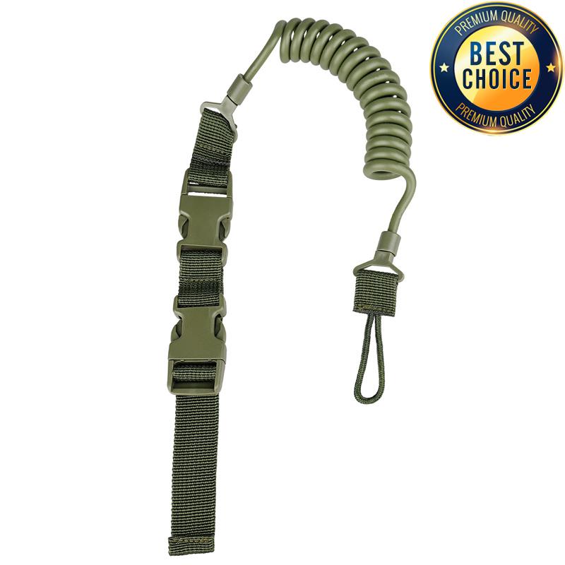 Tactical Two Point Rifle Sling Lanyard Spring Multipurpose Gun Rifle Sling Strap Pistol Shooting Shotgun Accessories