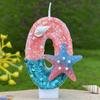 Handmade Ocean Starfish Birthday Cake Candles - Creative Digital Party Decoration for First Birthdays