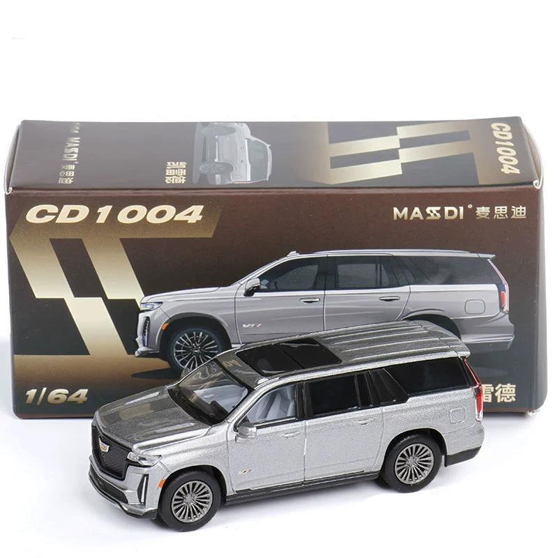 1/64 Cadillac Escalade SUV Alloy Car Model Diecast Metal Mini Vehicles Car Model Simulation Miniature Scale Childrens Toy Gift Decoration