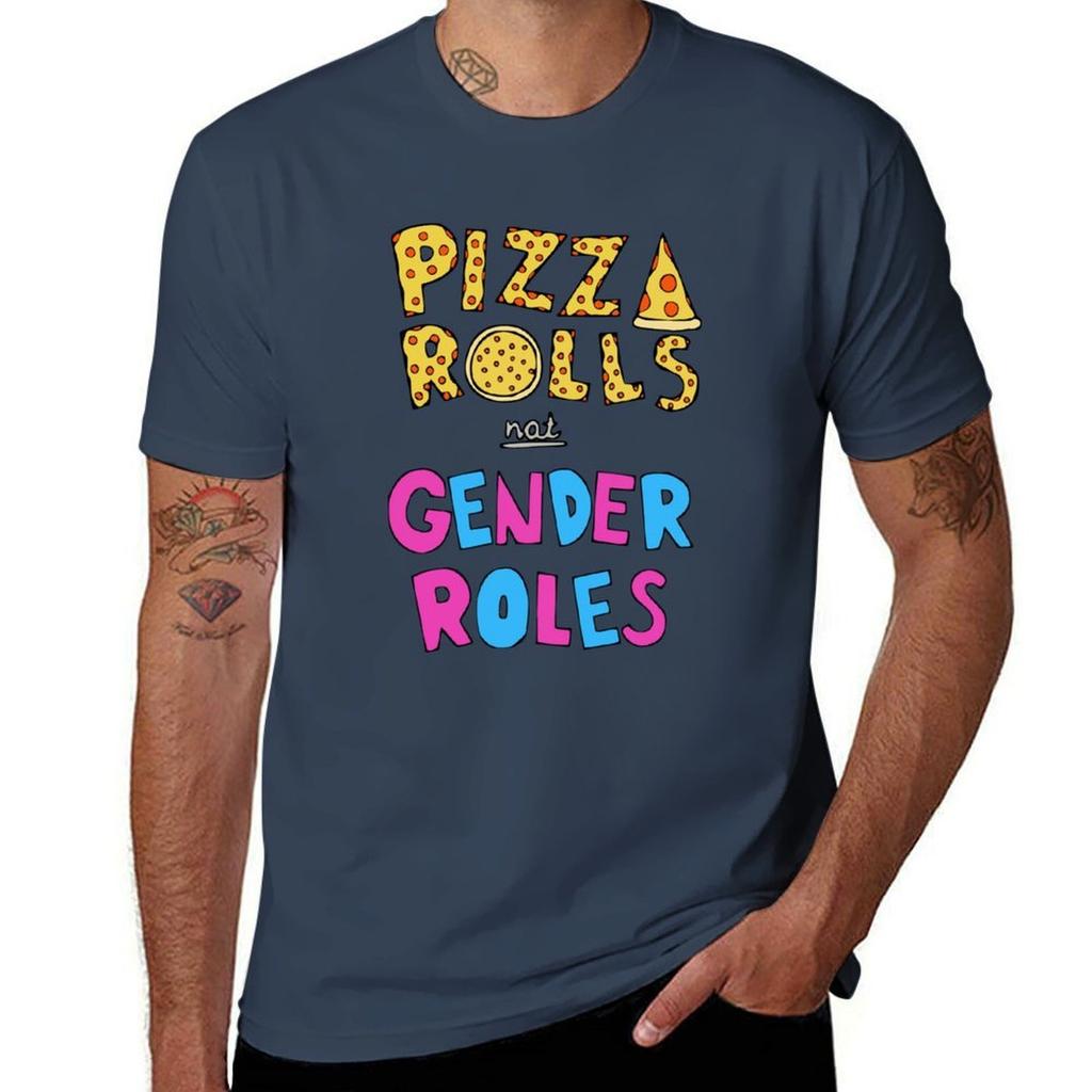 Pizza Rolls Nicht Geschlechterrollen T-Shirt Feier Party T-Shirt
