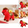 Year Of The Horse Plush Toy With Pp Cotton Filling For Lunar New Year Gift