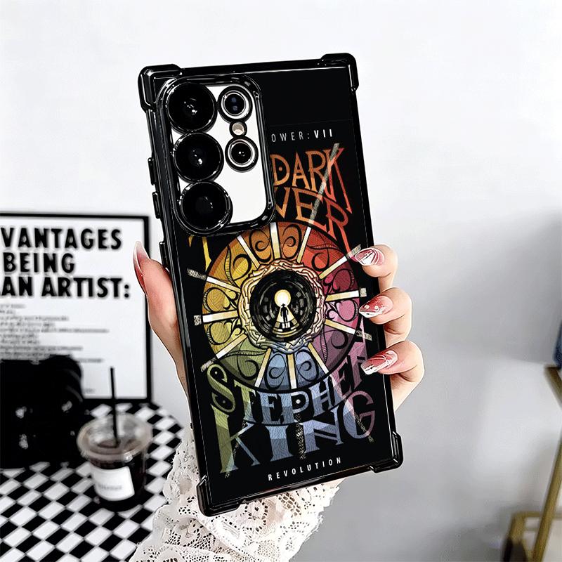 Stephen King The Dark Tower Soft Phone Case For Samsung Galaxy S26 Ultra S25 Edge S24 FE S23 Plus S22 S21 + S20 Plating Anti-Fal