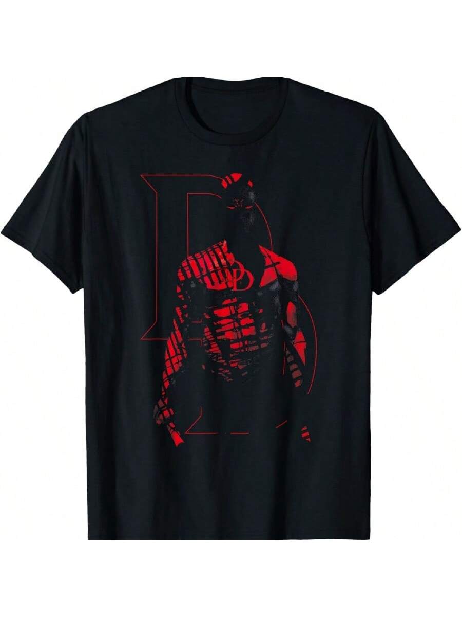 Marvels Comics Retro Daredevil In Red Shadows T-Shirt S разноцветный