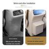 AITO M9 Refrigerator Anti-Kick Cover with Hidden Trash Can - Original Car Color Interior Accessory.