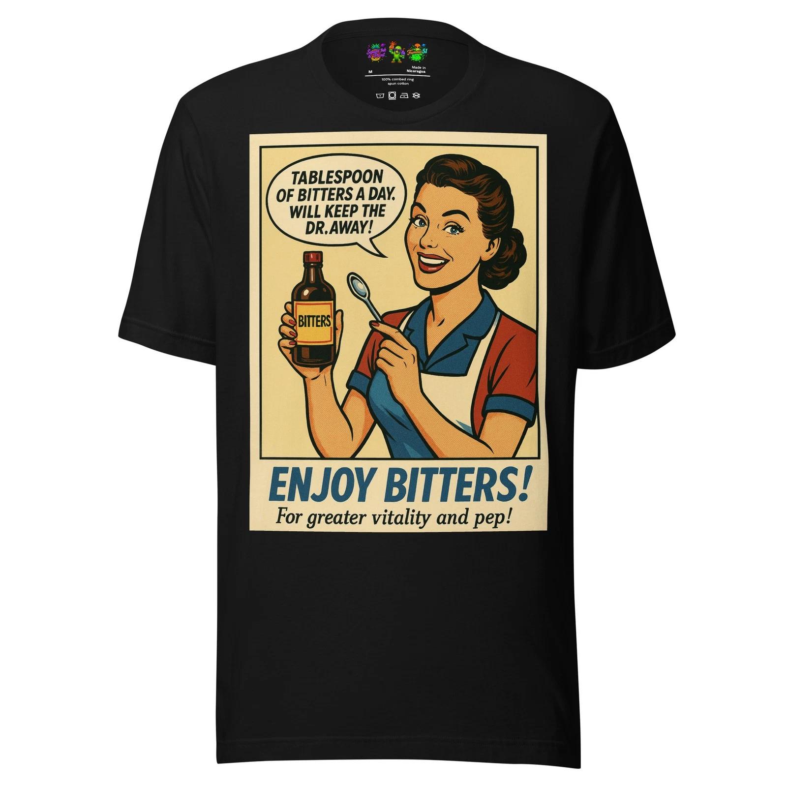 

Bitters Bowel Movement Bartender T Shirt | Famous 51 & Premium L