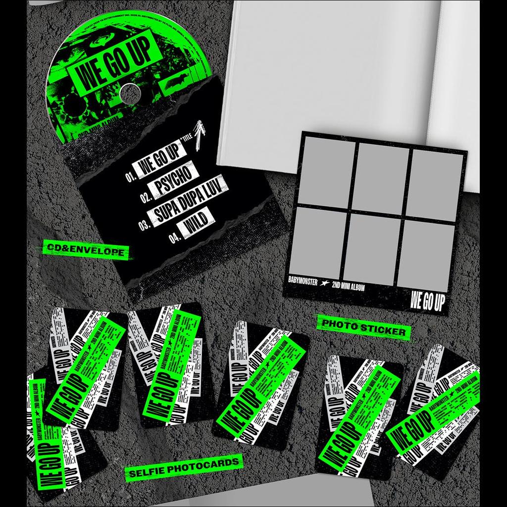 [Pre-order] BABYMONSTER [WE GO UP] WE Ver. / 2nd MINI ALBUM + Free Gift