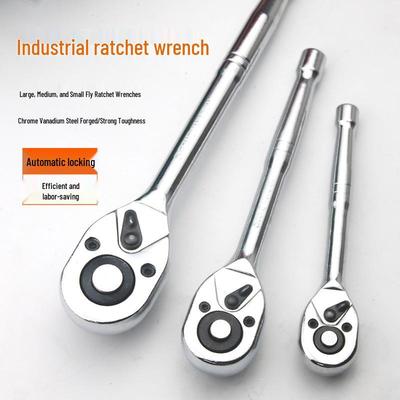 Juego de Llaves de Carraca Rápidas Reversibles (24 Dientes) – Tamaños de 1/2", 3/8", 1/4" para Reparación de Automóviles