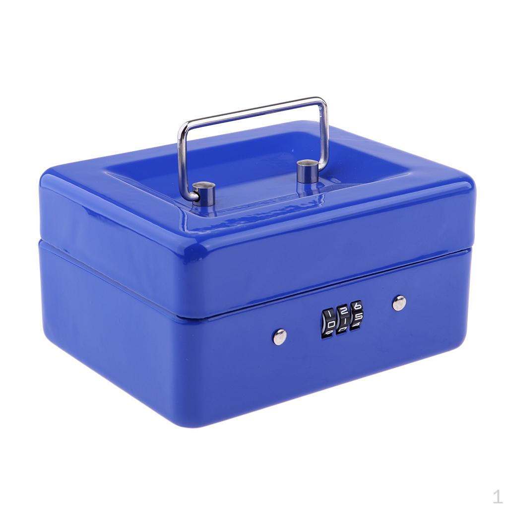 Lock Box Mini Cashbox Portable