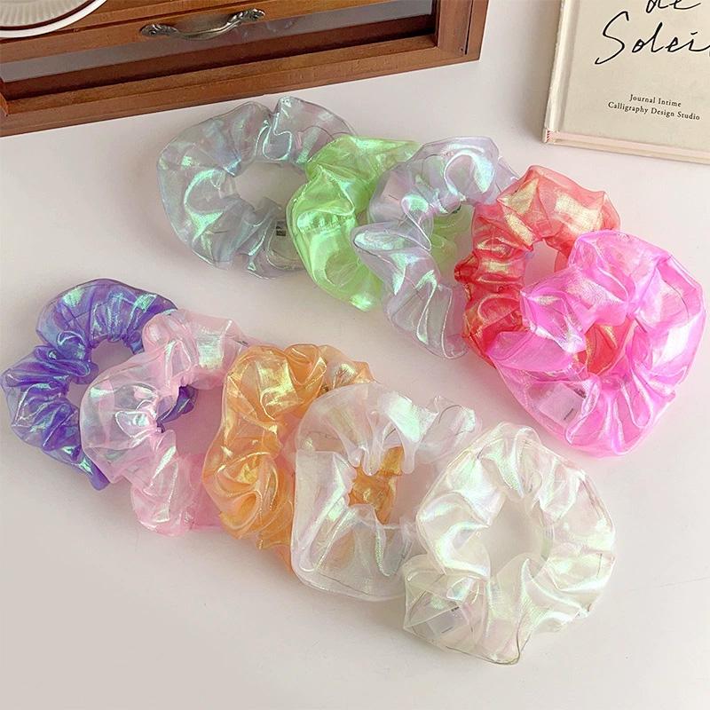 1Pc Hair Accessories Festival Party Light-up Glow Effects Women Hair Rope Fashion LED Hair Tie Scrunchie