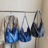 Denim Multifunctional Backpack Women's Large Capacity Tote Bag Shoulder Bag