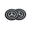 2Pcs Car Anti Slip Coaster Anti-noise Water Cup Pad Cushion Car Accessories For Mercedes Benz GLE63 CLS63 GLC63 W204 W205 C63 W212 W213 E63 W222