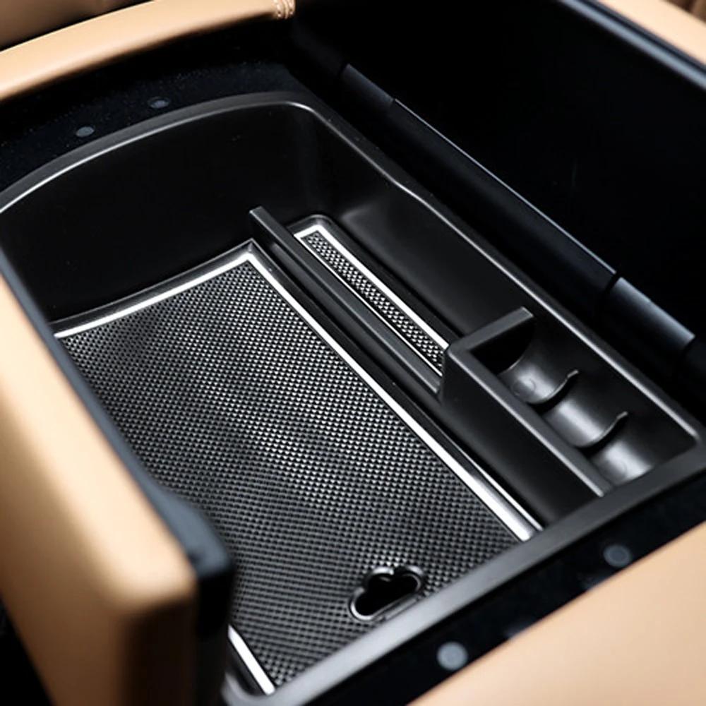 Center Console Organizer Tray Compatible with Genesis GV80 2021-2025 Accessories, Secondary Storage Armrest Glove Box