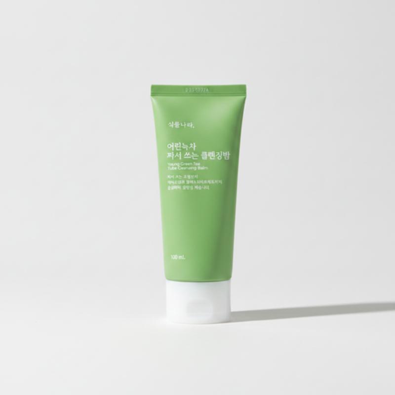 Plant Nara Young Green Tea Squeeze-Out Cleansing Balm, 100ml, 1 Pcs