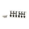 Guitar Locking Nut 42mm 6-String Locking Nut Replacements Come with Screws Kit