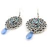 NOA [G0410] - Blue 'Carmen' Designer Earrings