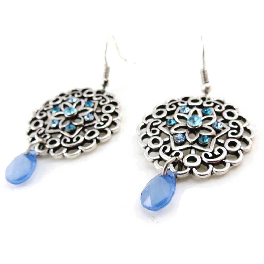 NOA [G0410] - Blue 'Carmen' Designer Earrings