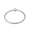Nuevo en Plata de Ley 925 Original Pulsera de Cadena de Serpiente Se Adapta a Cuentas de Charms Originales de 3 mm Para Mujeres Pulseras de Corazón Joyería Regalos
