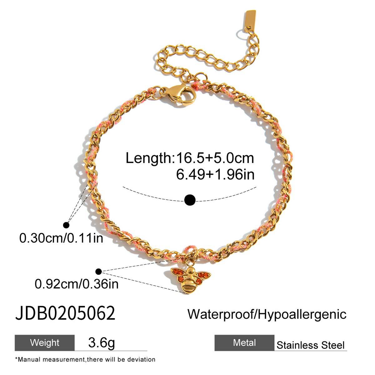 JYL TS Bracelet  Evil Eye OT Buckle Protects & Brings Luck JDB0205062 ржавый