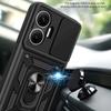Capa For POCO F7 Case Armor Slide Camera Lens Protection Back Cover for Xiaomi POCO F7 Ring Stand Shockproof Funda