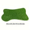 TPR Rubber Bottom Dog Potty Training Mat Easy Clean Anti-odor Indoor Pet Grass Mat Washable Reusable Puppy Diaper Grass Mat