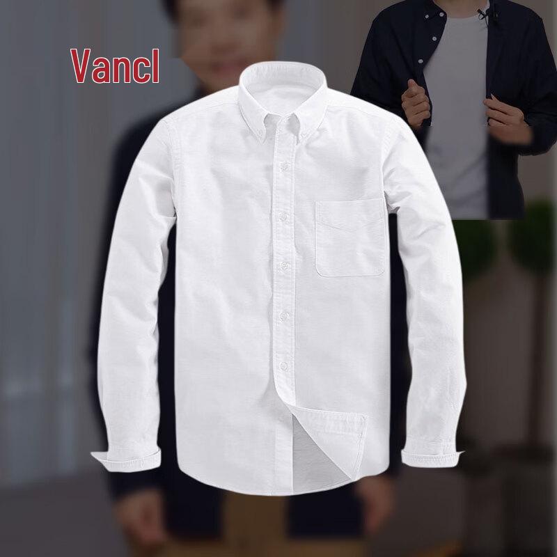 Vancl Men s All-Cotton Long-Sleeve Shirt 2XL