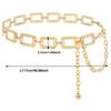 Hollow Out Body Link Belts Metal Body Chains Jewelry Casual Waist Chain Belt  for Jeans Dress