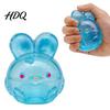 Decompression Toy for Adults Bunny Jelly Squeeze Toy Portable Soft TPR Stress