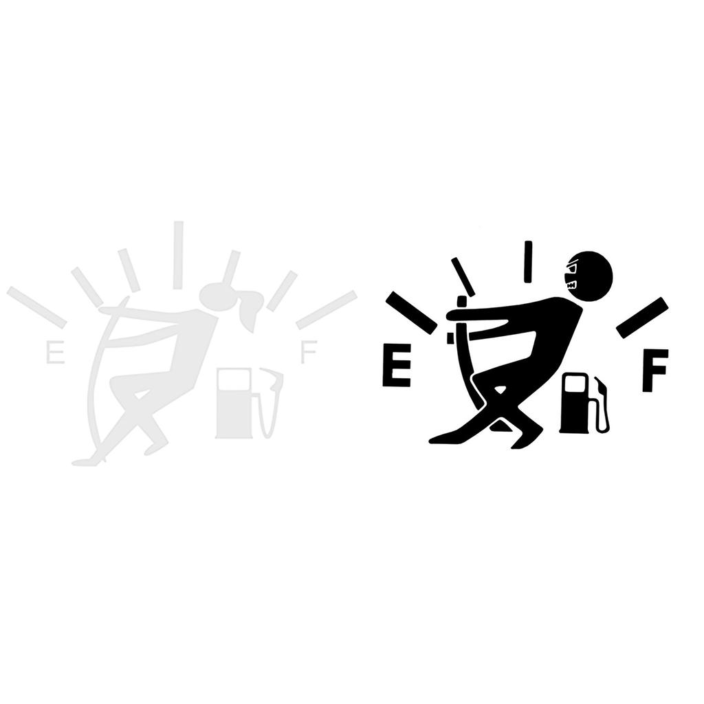 Funny Car Vinyl Sticker High Gas Consumption Decal Fuel Gage Empty Black for BMW Funny Car Vinyl Sticker High Gas Consumption Decal Fuel Gage Empty Black for BMW