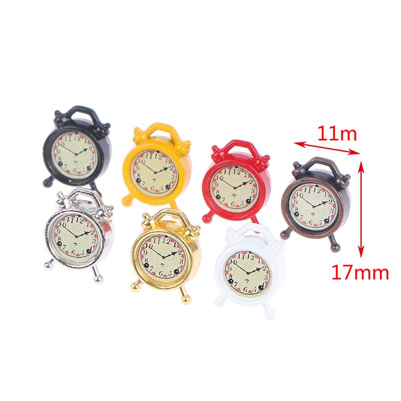 

Мини Маленький Будильник Модель Моделирование Орнамент коричневый