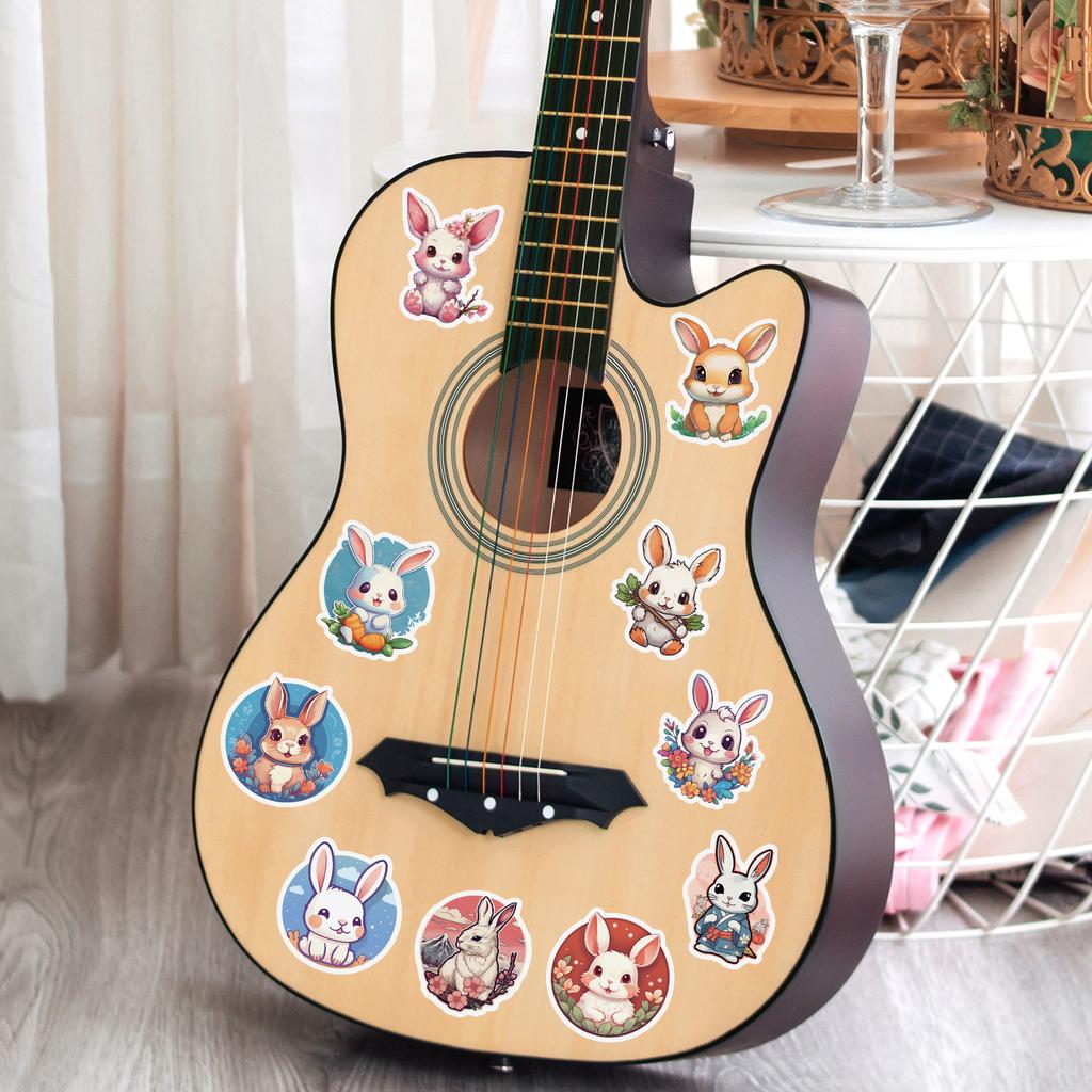 50 Cute Wind Animal Graffiti Stickers Suitcase Guitar Decoration Waterproof Stickers DIY Hand Account Stickers