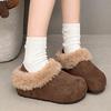 Fur Snow Boots Flats Suede Women Warm Shoes for Woman Ankle Boots  Casual Walking Winter Cotton Shoes  Cozy Mujer Botas