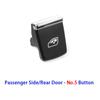 1pc Car Window Lift Push Switch Button Replacement for Porsche Cayenne/Panamera 2010-2016 Macan 2014-2018