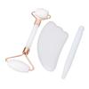 Jadestone Roller Massage Gua Sha Set Manual Double Heads Jadestone Roller Massage Scraping Set
