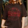 Hack the Planet T-Shirt | Retro Pixel Globe Tech Graphic