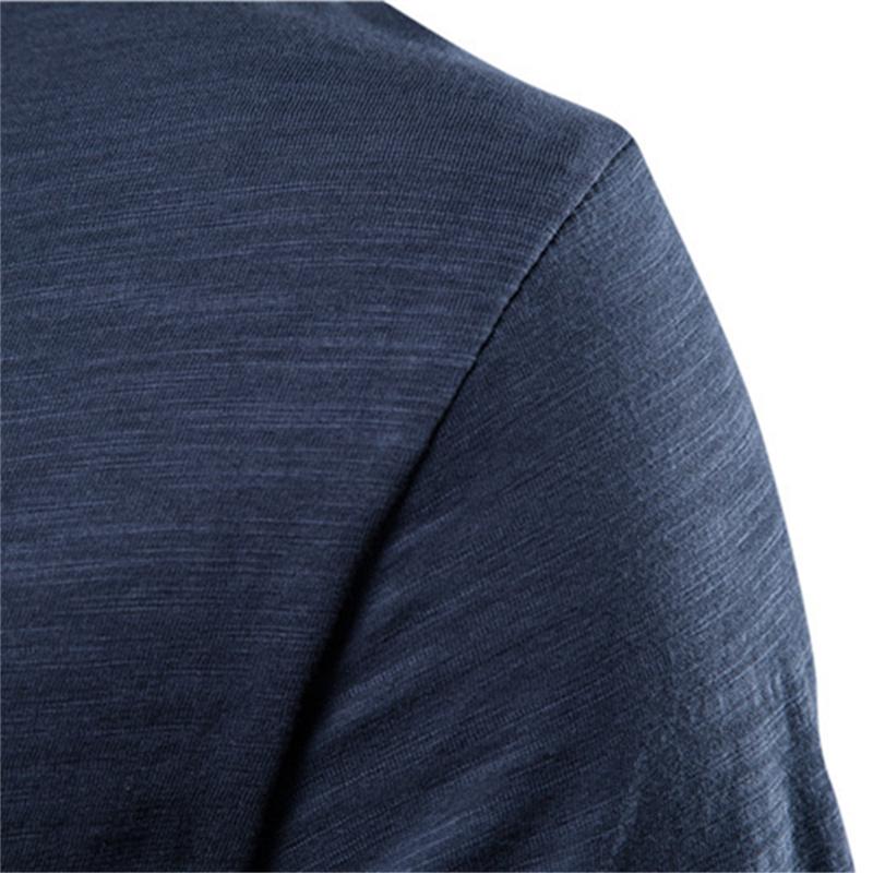 Herren-T-Shirt aus 100 % Baumwolle, lässig, weich, Fitness, Sommer, dünne T-Shirts, Herren-Hauskleidung, O-Ausschnitt, kurzärmelig, einfarbiges T-Shirt für Männer