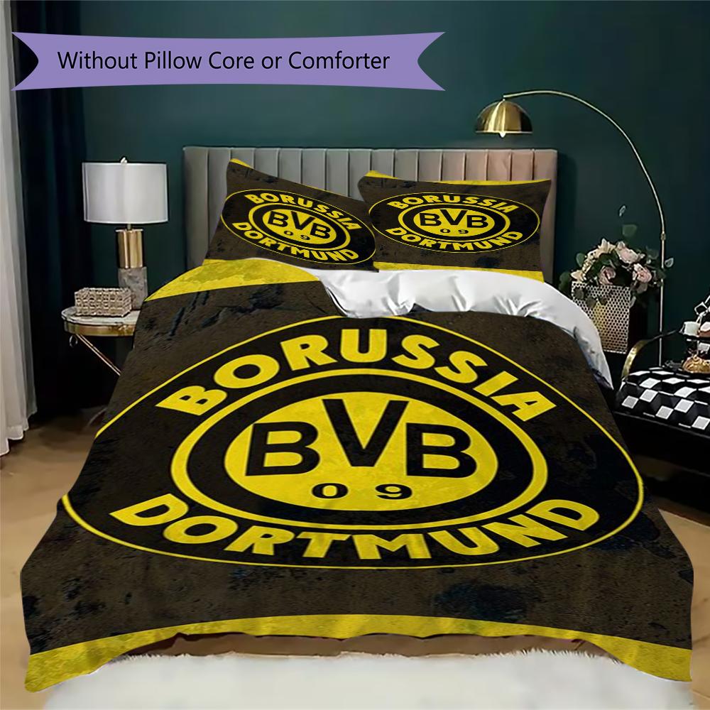 Dortmund Patroon Beddengoed Dekbedovertrek Kussensloop Woondecoratie Verjaardagscadeau (1 dekbedovertrek + 2 kussenslopen (zonder vulling))28