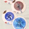 Handheld Round Foldables Hand Magnetic Fan Coolings Fan For Outdoor Sports Christmas Decorations And Travel Performances
