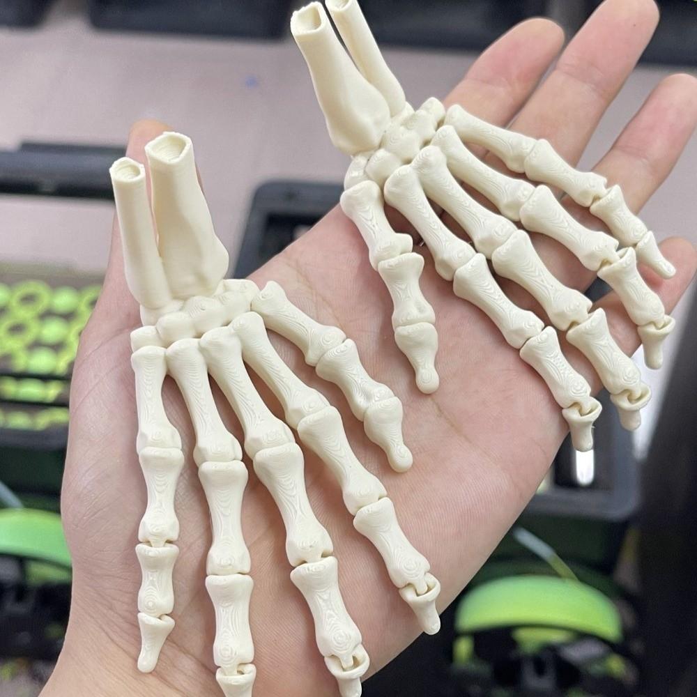 Flexible Joint Hand Bone Ornaments Realistic Design Zombie Festival Props Home Ornament