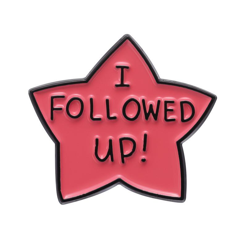 Creative And Fun Cartoon Style Alphabet Collection Metal Alloy Brooch Set For All