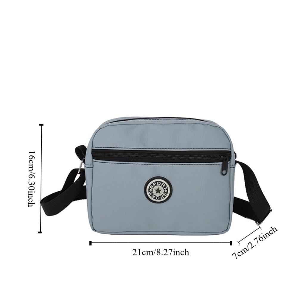 Multi-functional Zipper Crossbody Bag Niche Design Small Phone Bag Vintage Shoulder Bag  Girls