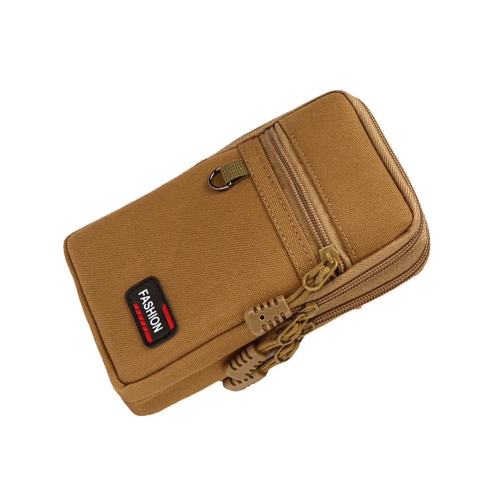 Portable Phone Pouch Belt Waist Bag Nylon 7 Inch Waist Bag Wallet Wear-resistant Lightweight for Outdoor Camping Hunting
