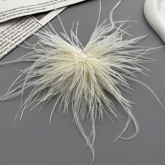 Spilla da Donna, con Fermaglio per Capelli Design Piuma Leggera Soffice, Spilla Multi-Uso Stile Elegante per Abiti Cappotti Camicie Accessori per Feste Nuziali