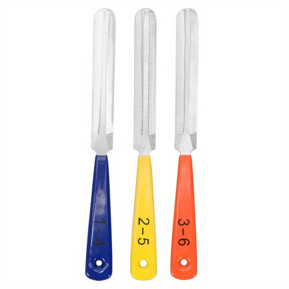 3 Pcs/set 6 Pcs/set Fret Crowning File Durable Diamond Nut Saddle Slot Grinding File Luthier Repair Tools Musical Instruments Accessories