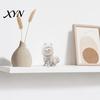 Pomeranian Collectible Figure 3D Printed Cute Dog Figurine, White Twisting Head Puppy Statue, Small Desktop Ornament for Home Office Desk Decor,