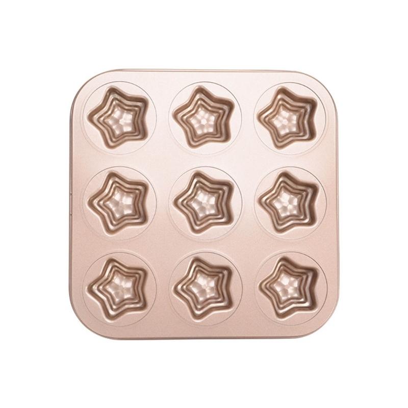 Cake Mold Easy to Clean Dessert Baking Pans Star Shaped Carbon Steel Material Cake Pans Gift for Baking Enthusiasts