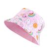 Children's Printed Cartoon Pot Hat, Baby Breathable Sun Hat, Beach Hat, Double-sided Can Wear JDKPM-05